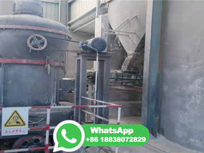 Coal Washing Plant, Equipment